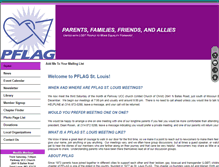 Tablet Screenshot of pflagstl.org